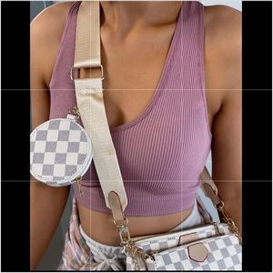 COPY - Ribbed Stretchy Crop Top Tank
